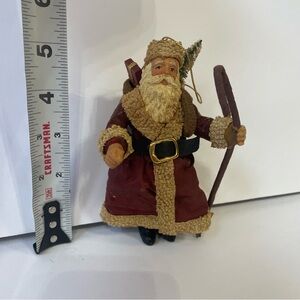 Santas World Paper Mache Father Christmas Kurt S Adler J621 Old World Ornament